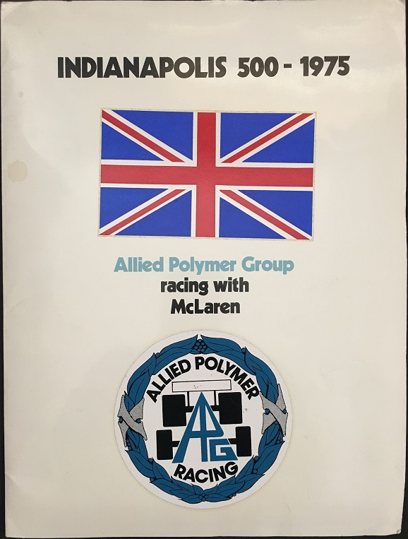 1975 McLaren Racing Indy 500 Press Kit