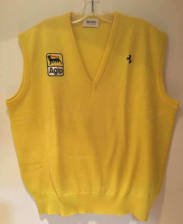 1987-9 Ferrari Hugo Boss team sweater vest