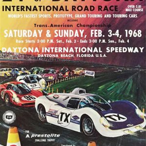 1968 24 Hours of Daytona poster