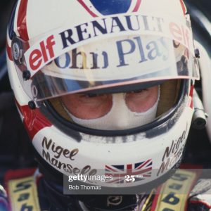 1983 Nigel Mansell signed race helmet