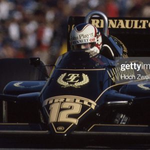 Formel 1, Grand Prix Europa 1983, Brands Hatch, 25.09.1983 Nigel Mansell, Lotus-Renault 94T www.hoch-zwei.net , copyright: HOCH ZWEI / Ronco (Photo by Hoch Zwei/Corbis via Getty Images)