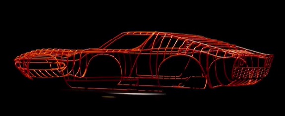 1/5 1966-72 Lamborghini Miura wire frame