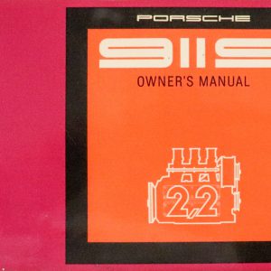 1971 Porsche 911S owner's manual