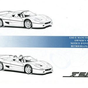 1995 Ferrari F50 pouch with manuals