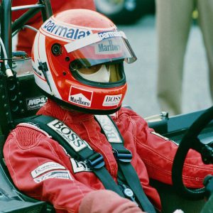 1984 McLaren Niki Lauda race used suit