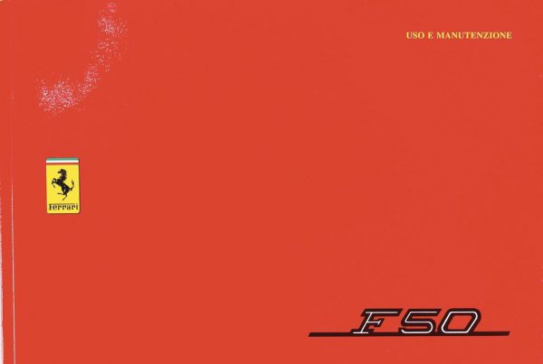 1995 Ferrari F50 Owner's Manual