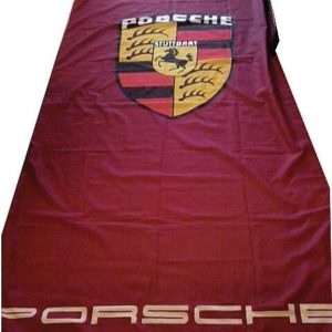 1960s Porsche crest dealer hanging banner