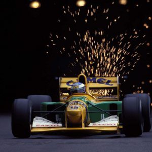 1992 - Michael Schumacher signed print