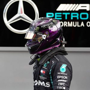 2020 Lewis Hamilton Mercedes official Bell signed replica helmet