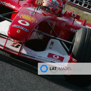 2002 Michael Schumacher Ferrari race win helmet