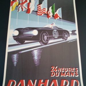1959 Panhard Le Mans poster