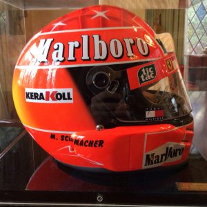 2000 Ferrari Michael Schumacher Official Bell replica helmet signed