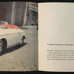 1956 Porsche full line brochure