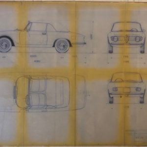 1964 Alfa Romeo Giulia GTC blueprint