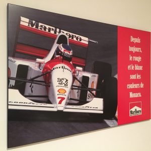 1994 Mika Hakkinen McLaren Marlboro poster