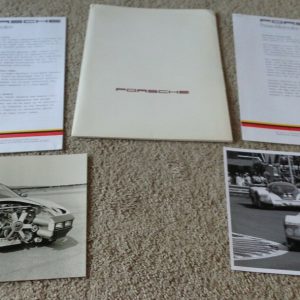 1983 Porsche 956 Rothmans Le Mans Triple Racing press kit