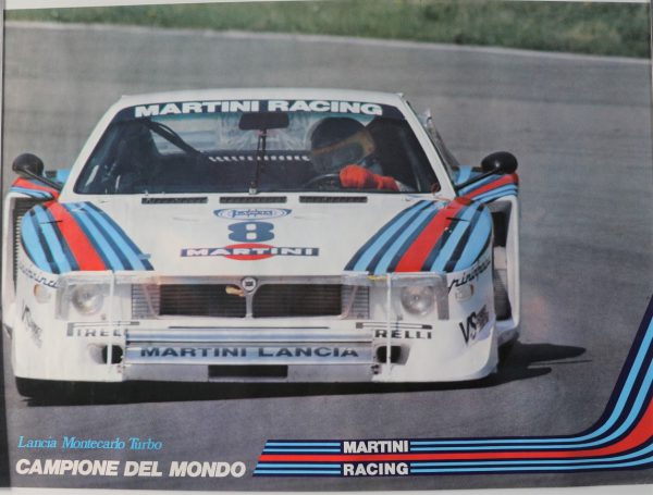 1981 Lancia Beta Monte Carlo Martini Racing poster