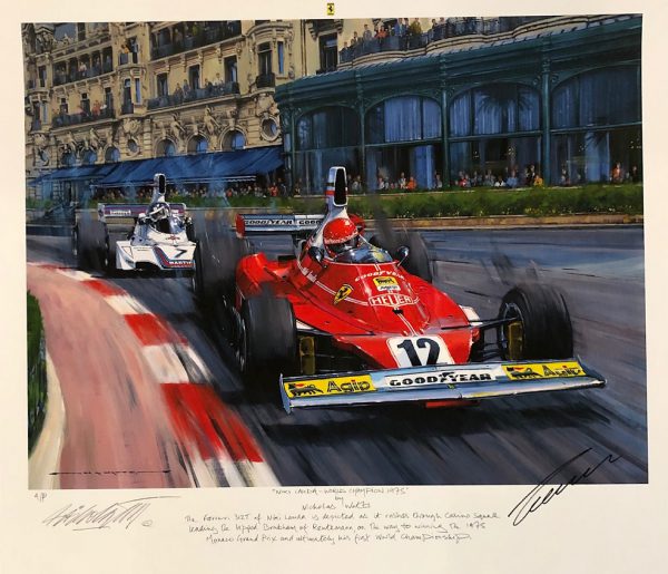 1975 - Niki Lauda World Champion - signed