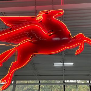 1950s Pegasus winged horse neon sign