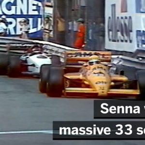 1987 Monaco GP original poster