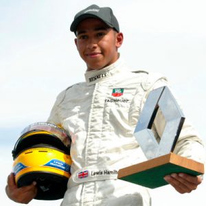 Lewis Hamilton, Winner Formula Renault Championship. Donington, 7th September 2003. World Copyright Jakob Ebrey/LAT Photographic