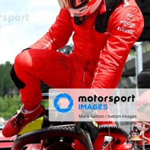 RED BULL RING, AUSTRIA - JUNE 27: Charles Leclerc, Ferrari, on the grid during the Styrian GP at Red Bull Ring on Sunday June 27, 2021 in Spielberg, Austria. (Photo by Mark Sutton / Sutton Images)