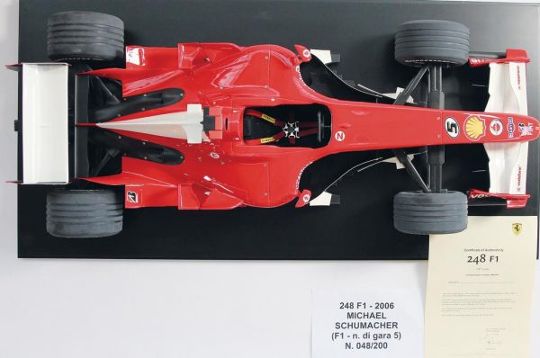 Collector Studio - Fine Automotive Memorabilia - 1/5 2006 Ferrari 248F1 ex-  Michael Schumacher model