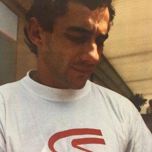 1991 Ayrton Senna McLaren signed photo - framed