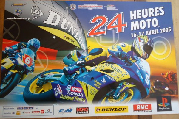 2005 Le Mans "24 Heures Motos" official event poster