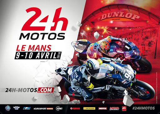 2016 Le Mans "24 Heures Motos" official event poster
