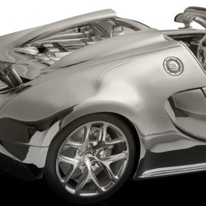 2010 Bugatti Veyron Super Sport silver model