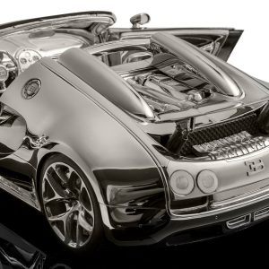 1/18 2010 Bugatti Veyron Super Sport silver model