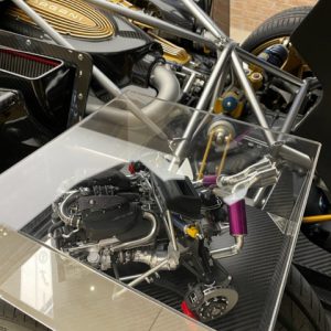 1/6 2016 Pagani Huayra BC engine