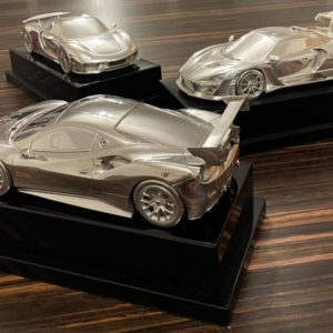 1/18 2021 Ferrari 488 Challenge silver model