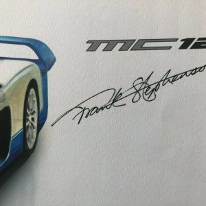2004 Maserati MC12 signed print