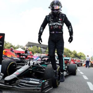 2021 Lewis Hamilton Mercedes GP original signed racing boots