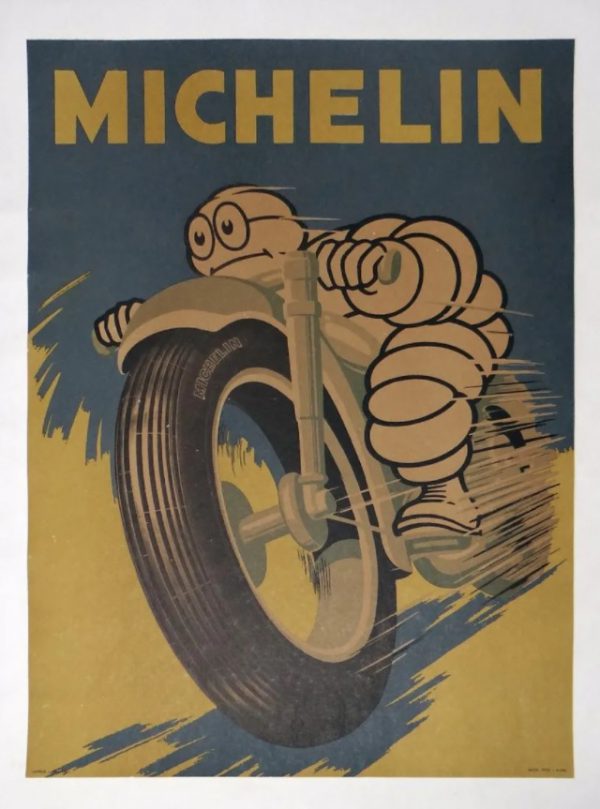 1959 Michelin Rider Poster