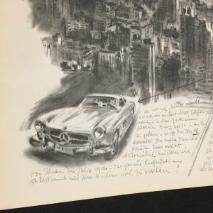1955 Hans Liska Mercedes illustrated book