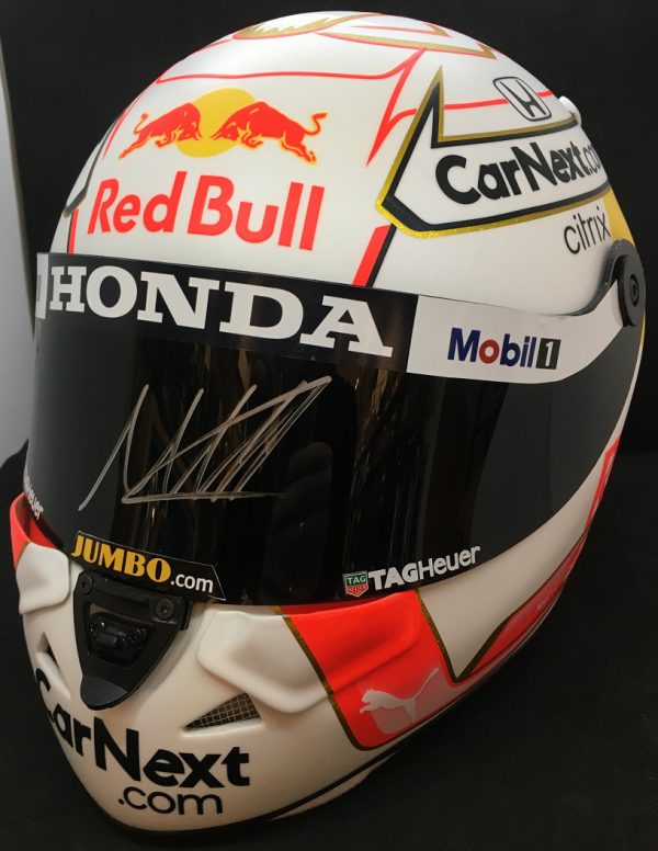 2021 Max Verstappen Red Bull Racing replica helmet - signed