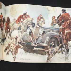 1950s Hans Liska Mercedes illustrated books