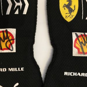 2021 Carlos Sainz Jr signed Monaco GP Ferrari gloves