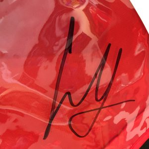 2021 Carlos Sainz Jr signed Monaco GP Ferrari gloves