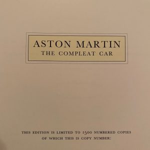 1994 Aston Martin "The Compleat Car" book