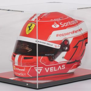 2022 Charles Leclerc Official Signed Ferrari replica helmet - Bahrain