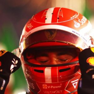 2022 Charles Leclerc Official Signed Ferrari replica helmet - Bahrain