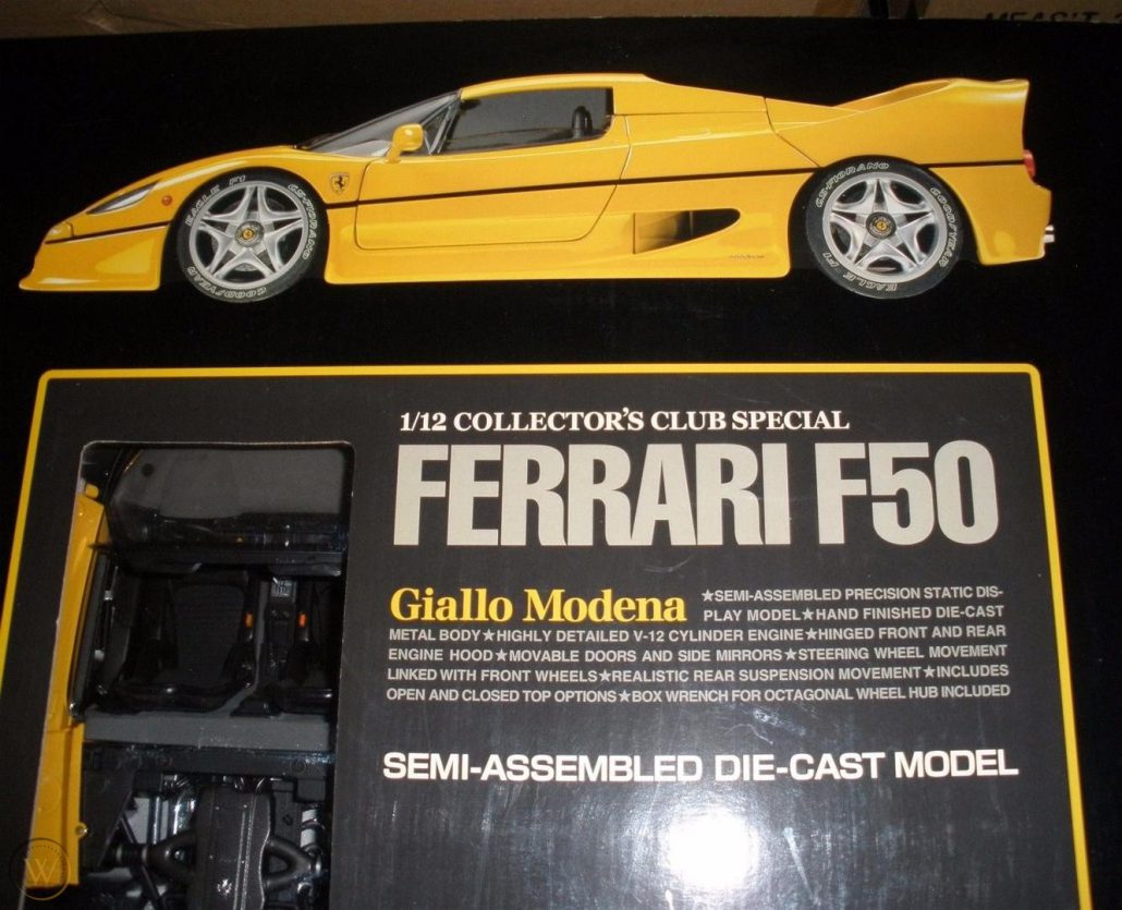 Collector Studio - Fine Automotive Memorabilia - 1/12 1996 Ferrari F50 ...