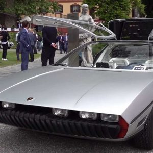 1967 Lamborghini Marzal Bertone factory blueprint