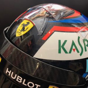 2018 Kimi Raikkonen Ferrari official Bell signed replica helmet