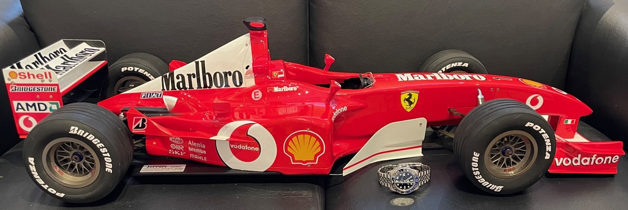 Collector Studio - Fine Automotive Memorabilia - 1/5 2002 Ferrari F2002 ex- Michael  Schumacher World Champion
