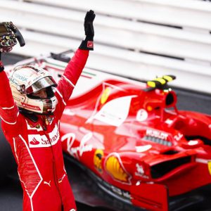 2017 Sebastian Vettel Ferrari gloves
